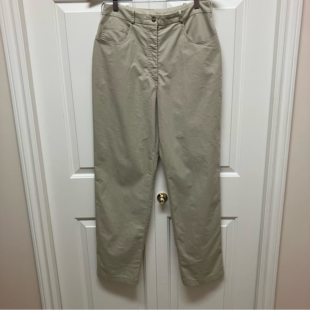 Tilley Endurables chino pants, tan beige, 10